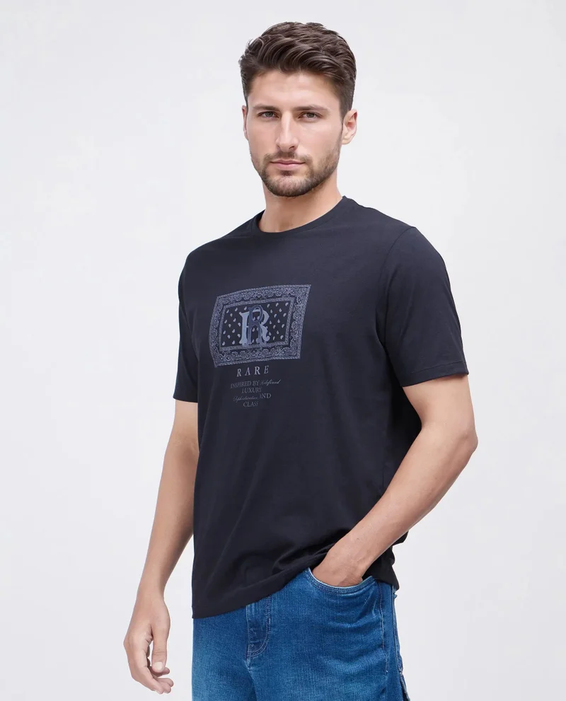 Rare Rabbit Men's Graphic Print T-Shirt