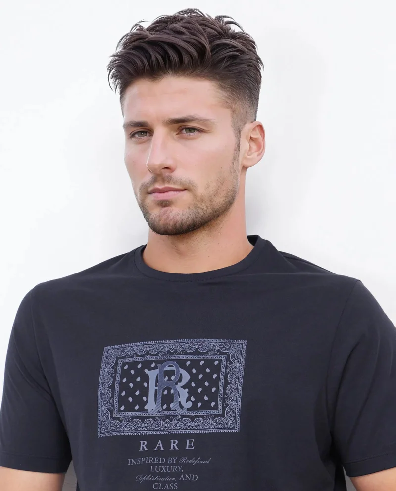 Rare Rabbit Men's Graphic Print T-Shirt