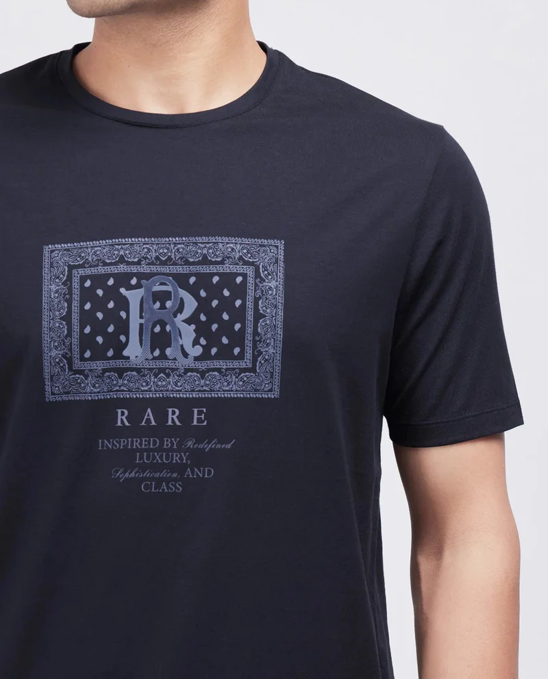 Rare Rabbit Men's Graphic Print T-Shirt