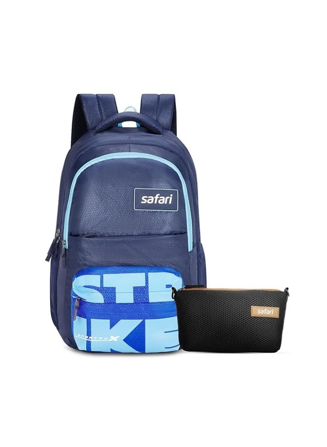 Safari Bonus 37L Casual Backpack with Armor Base, Detachable Freebie Sling Bag, Side Bag, Bottle Holder, Front Pocket, File Holder, School & College Bags, Office Bag, Travel Bag - Image 1