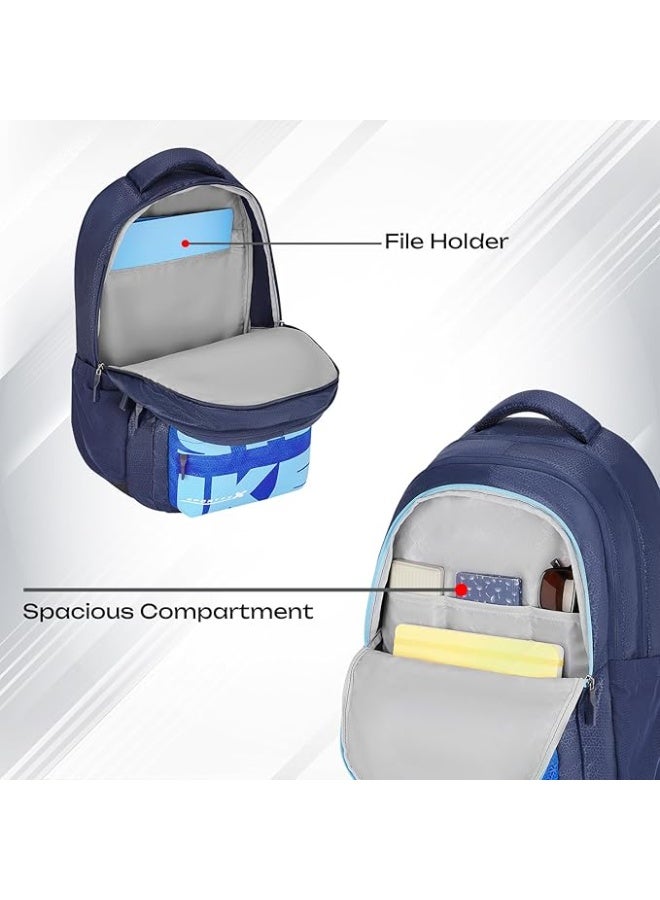 Safari Bonus 37L Casual Backpack with Armor Base, Detachable Freebie Sling Bag, Side Bag, Bottle Holder, Front Pocket, File Holder, School & College Bags, Office Bag, Travel Bag - Image 2