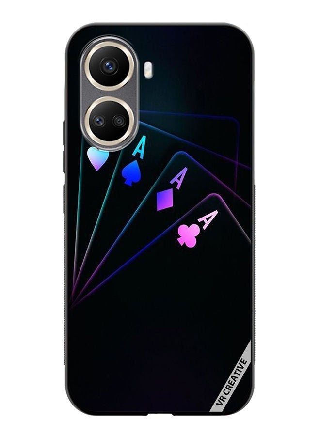 VR CREATIVE Protective Case Cover For Huawei Nova 10 SE Cards A Design Multicolour - Image 1