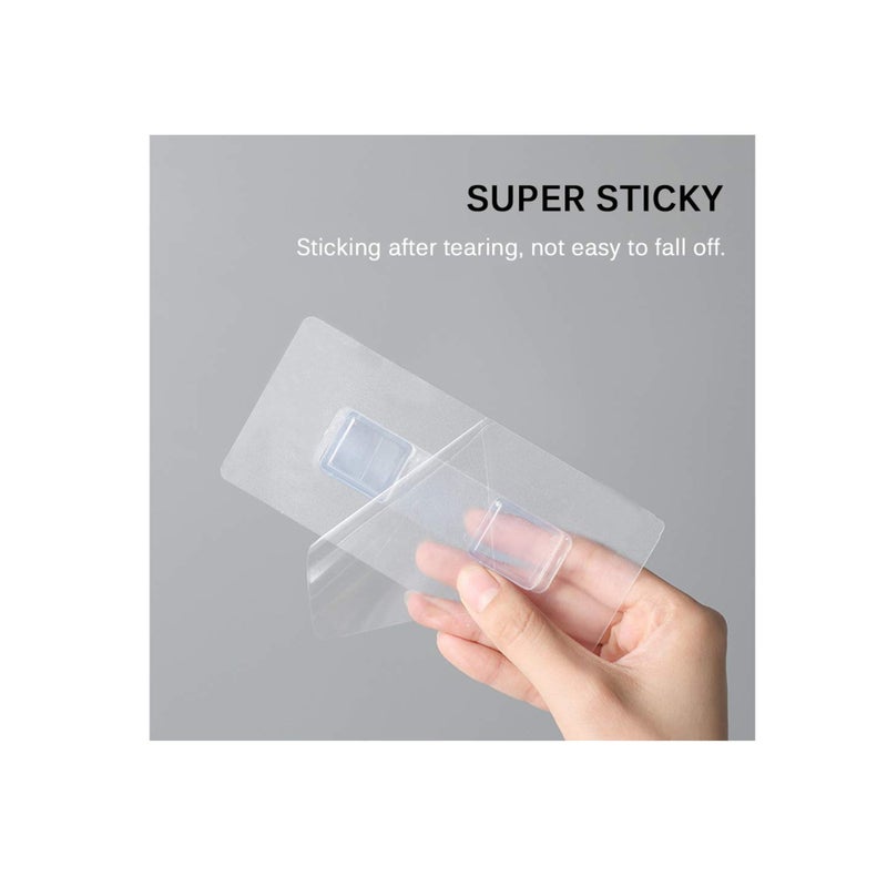 Zikra Self Adhesive Bathroom Shelf, Wall Mounted Storage Organizer, No Drilling Shower Caddy, Kitchen Storage Basket, Rack Shelves for Bathroom Kitchen 2 Pcs White Green - Image 5