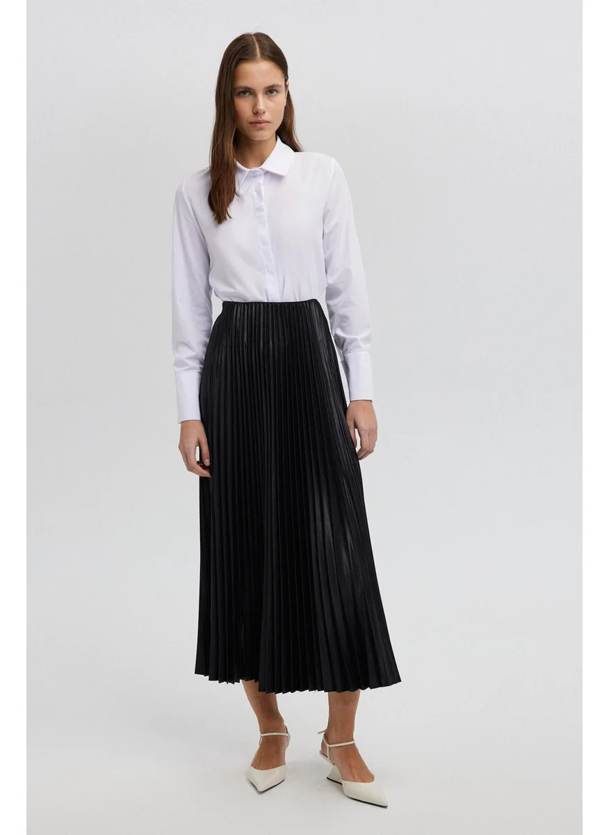 Touche Pleated Skirt