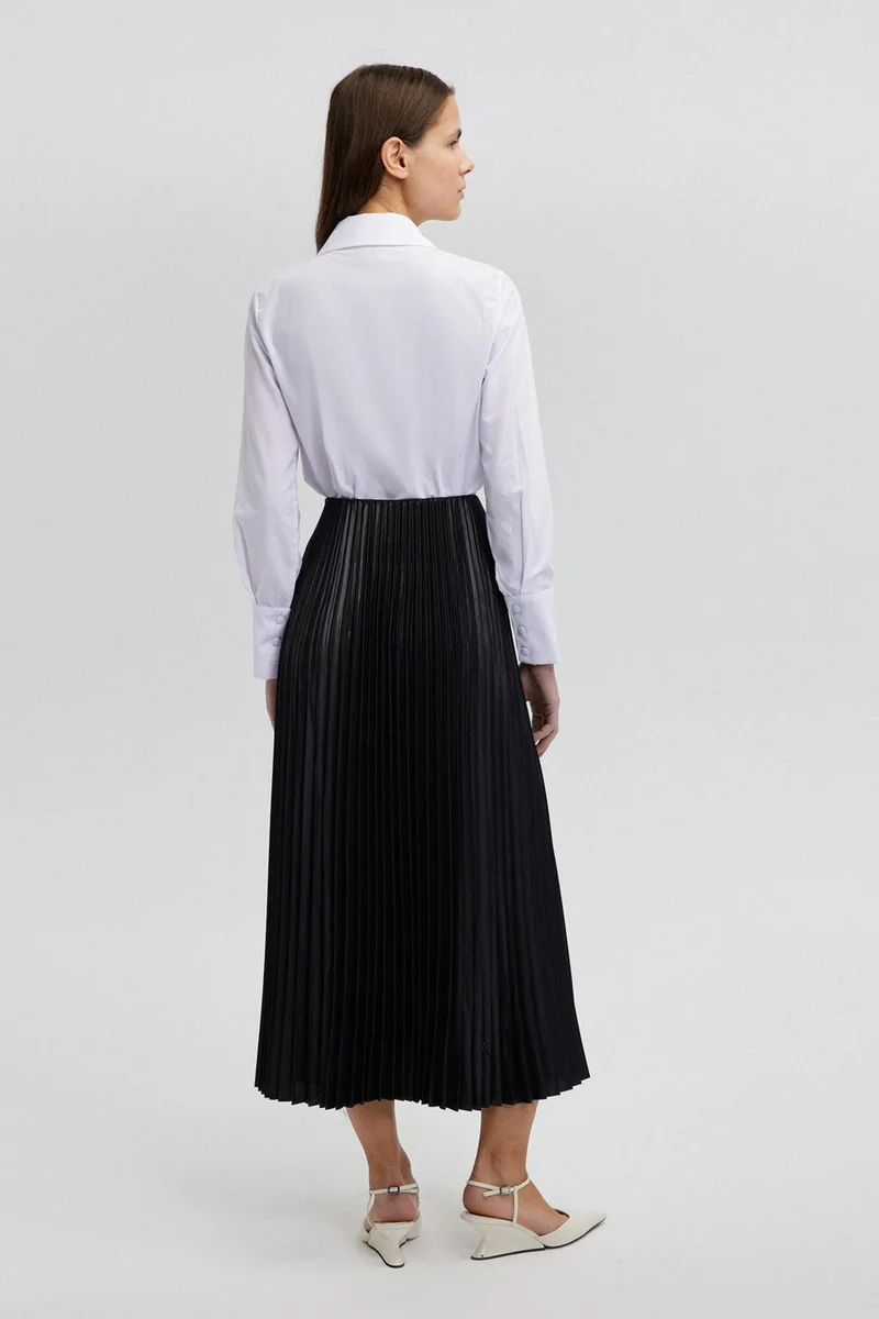 Touche Pleated Skirt