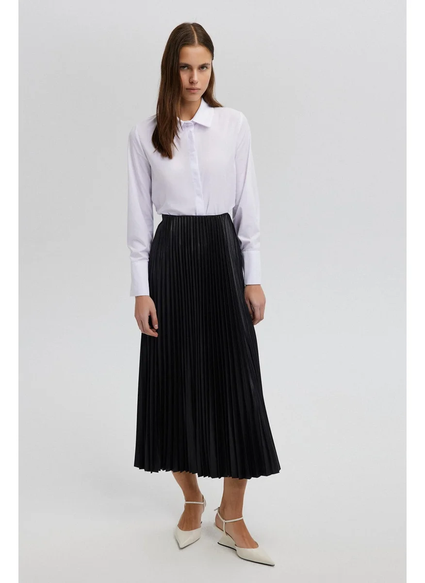 Touche Pleated Skirt