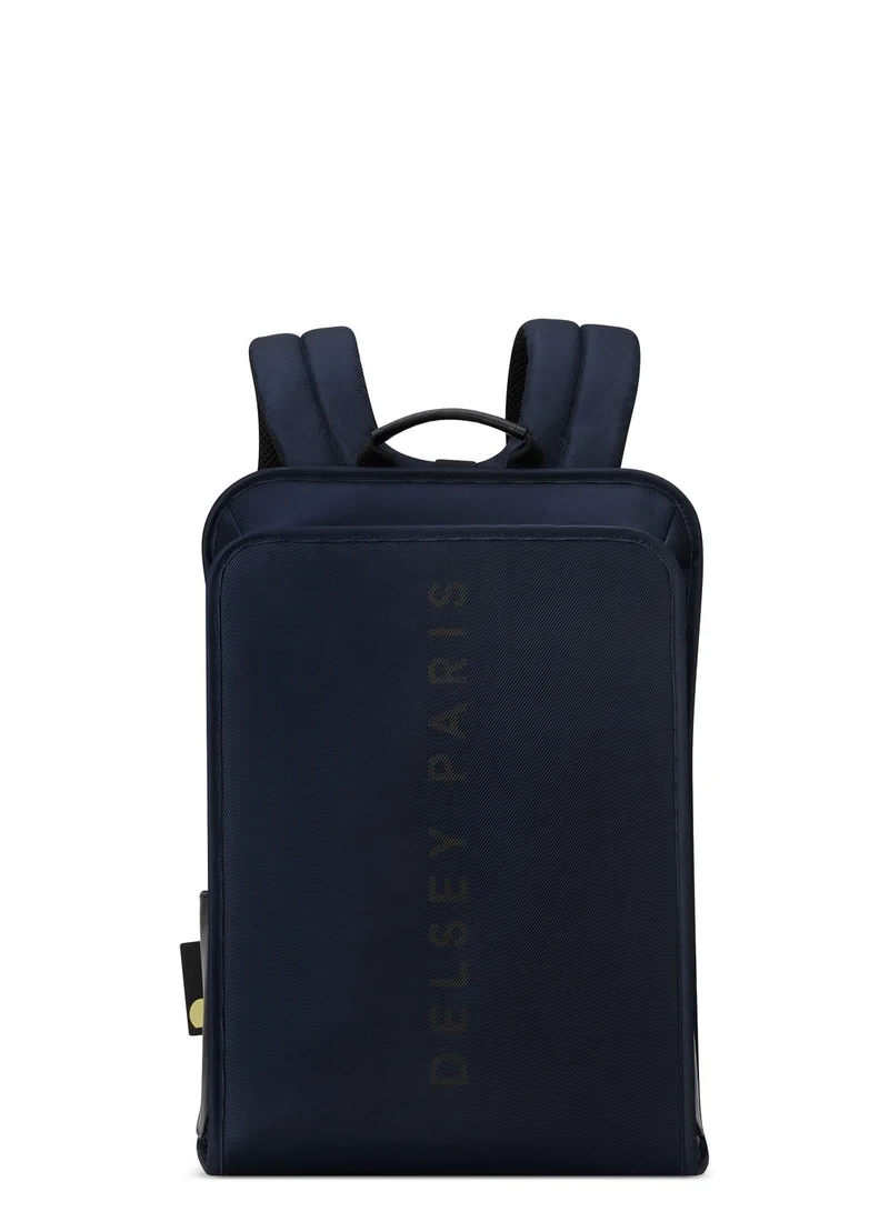 DELSEY Paris Arche 2 Compartment Backpack Laptop Protection 15.6 inch Navy Blue - 00120061002