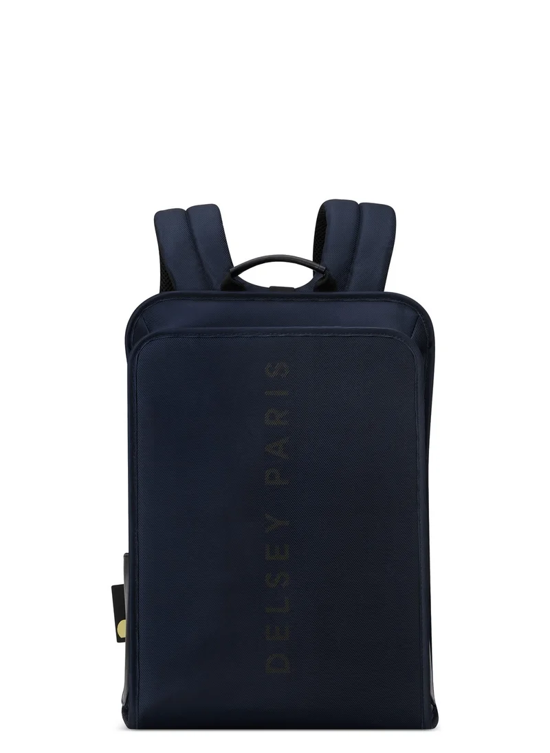 ديلسي _باريس Arche 2 Compartment Backpack Laptop Protection 15.6 inch Navy Blue - 00120061002