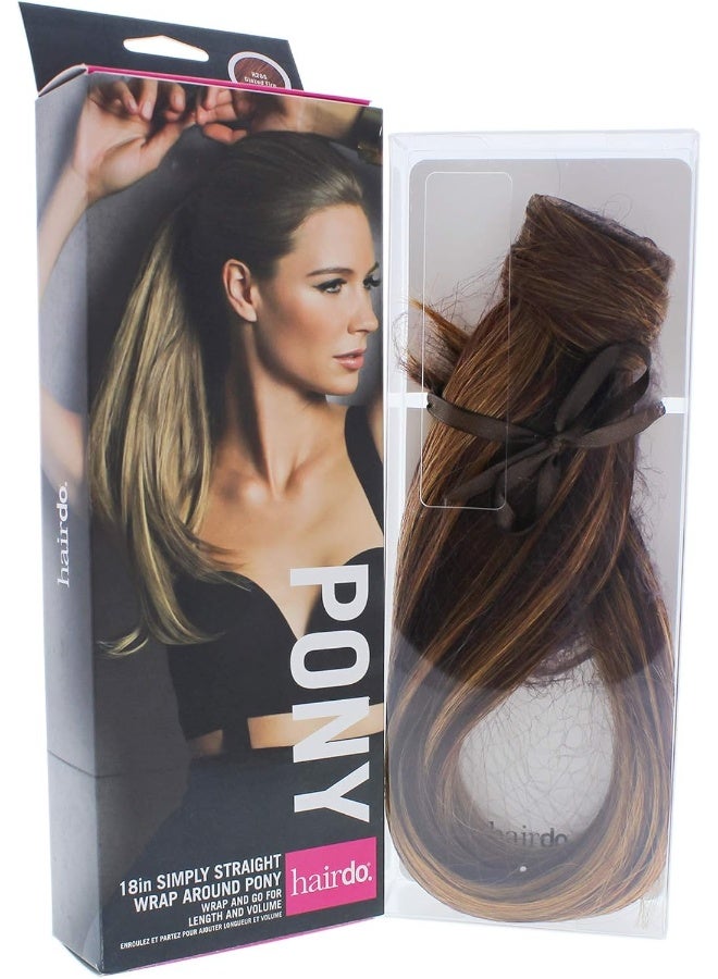 hairdo إكستنشن ذيل حصان بسيط مستقيم - R28S جليز فاير - Image 1