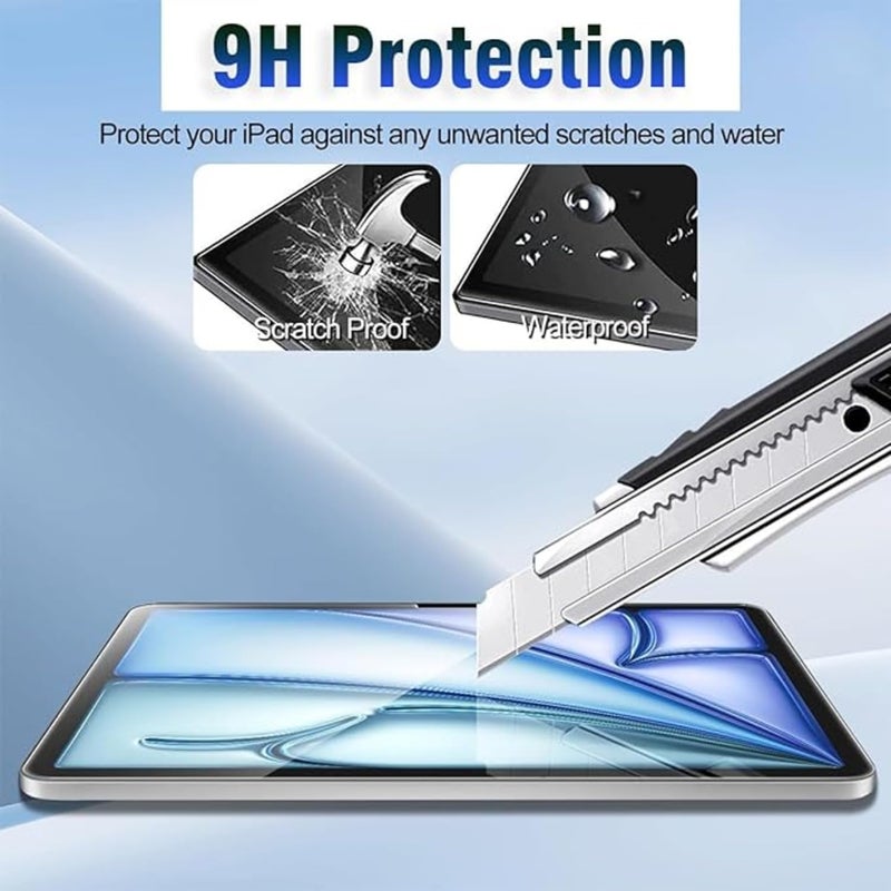 SPCORE Tempered Glass for iPad Air 13 inch M2/M3 2024/2025 Screen Protector Guard for iPad Air 13 inch - Pack of 2 - Image 2