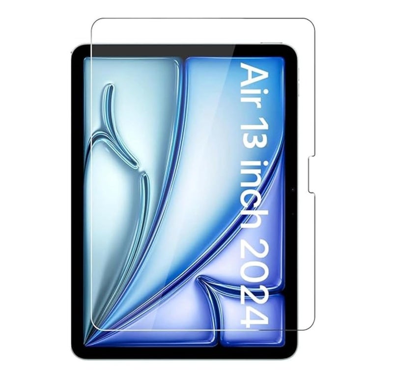 SPCORE Tempered Glass for iPad Air 13 inch M2/M3 2024/2025 Screen Protector Guard for iPad Air 13 inch - Pack of 2 - Image 1