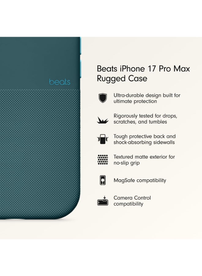 بيتس Certified Pre Owned - iPhone 17 Pro Max Rugged Case with MagSafe & Camera Control - Rocky Blue - Image 2