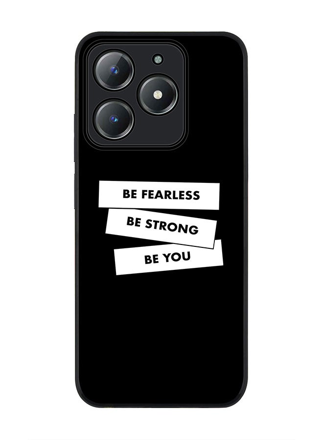 Stylizedd For Realme C63 / Realme C61 4G Case,Slim fit Camera Protection, Shockproof Thin Phone cover  - Fearless, Strong, You - Image 1