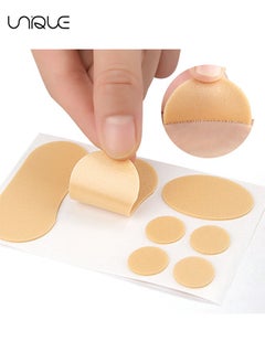 Unique Anti-wear Heel Pads Set - 10 Pieces, Heel Protectors for High Heels and Loafers, Anti-Slip Blister Prevention for Shoes and Fingers - Skin Tone  - Image 4