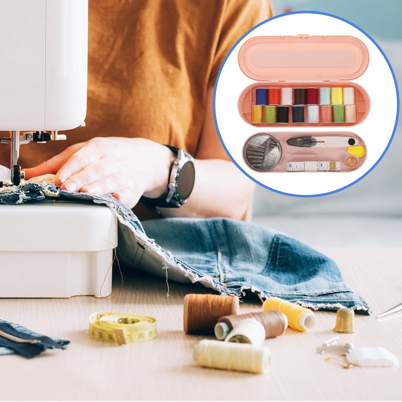 1 Set of Sewing Kit for Adult Portable Sewing Kits Household Sewing Tool Embroidery Sewing Kit - Image 5