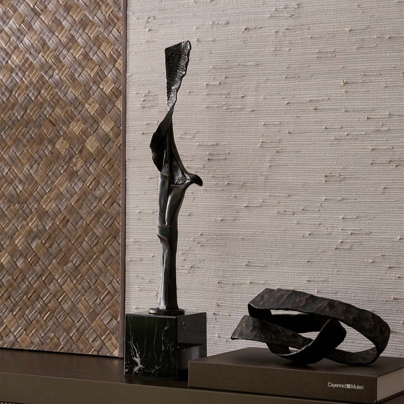 AL HUZAIFA FURNITURE Hestra Sculpture In Dark Bronze - Image 3