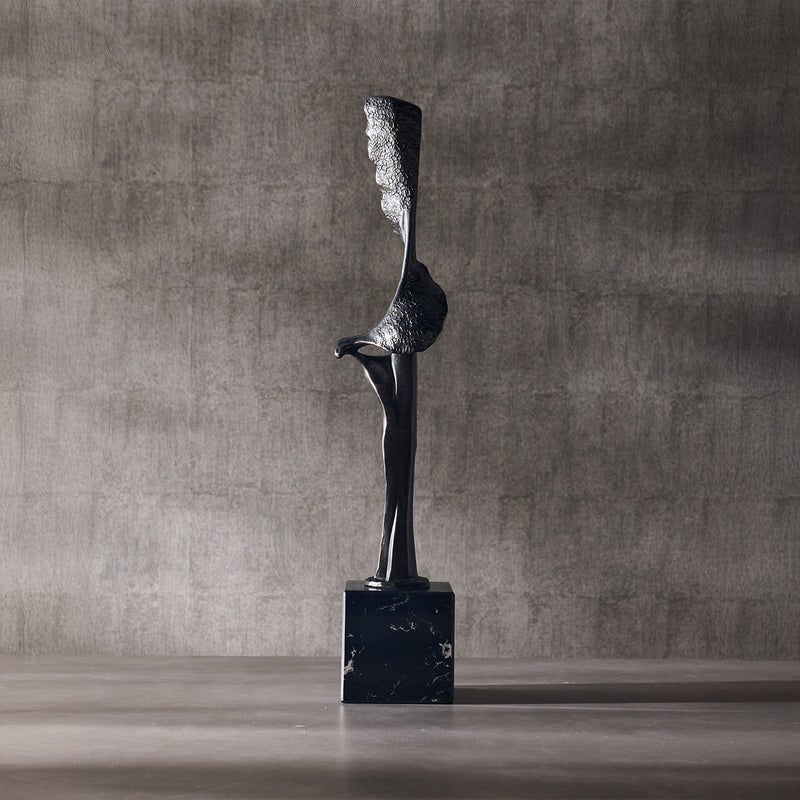 AL HUZAIFA FURNITURE Hestra Sculpture In Dark Bronze - Image 2