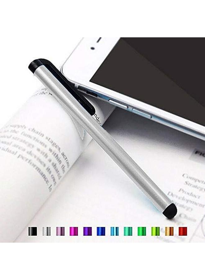 erorex Small Stylus Touch Pen To Write And Draw Freely On All Tablet And Mobile Screens For Iphone Samsung Huawei And Honor Silver - Image 2