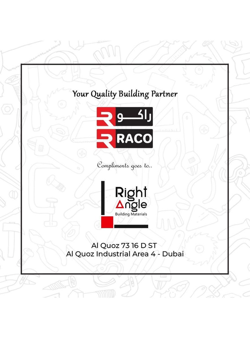 RACO Portable Outdoor Double-Sided Folding Self Standing Sign Board Outdoor Floor Signs English and Arabic WORK IN PROGRESS