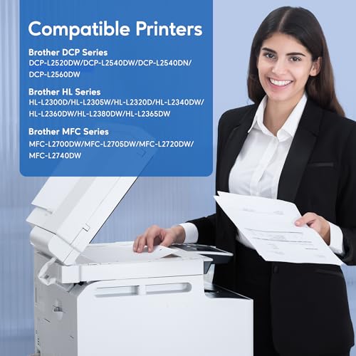 WEAREC TN 660 Toner Cartridge Replacement for Brother TN 660 TN630 Work with HL-L2300D HL-L2305W HL-L2360DW MFC-L2740DW MFC-L2700DWR DCP-L2540DN Printer (Black,2 Pack) - Image 2