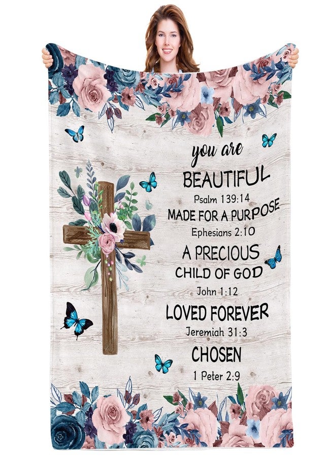 WADHULKTIL PIUFAM Christian Gifts, Religious Gifts for Women, Inspirational Gifts, Spiritual Gifts for Her, Birthday Gifts for Women, Christian Decor, Religious Gifts on Birthday Christmas 50x60 in - Image 1