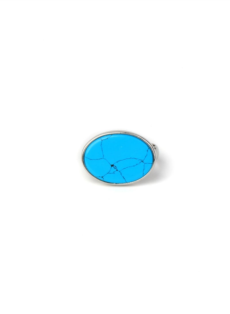 phoneme Royal silver ring turquoise stone - Image 1