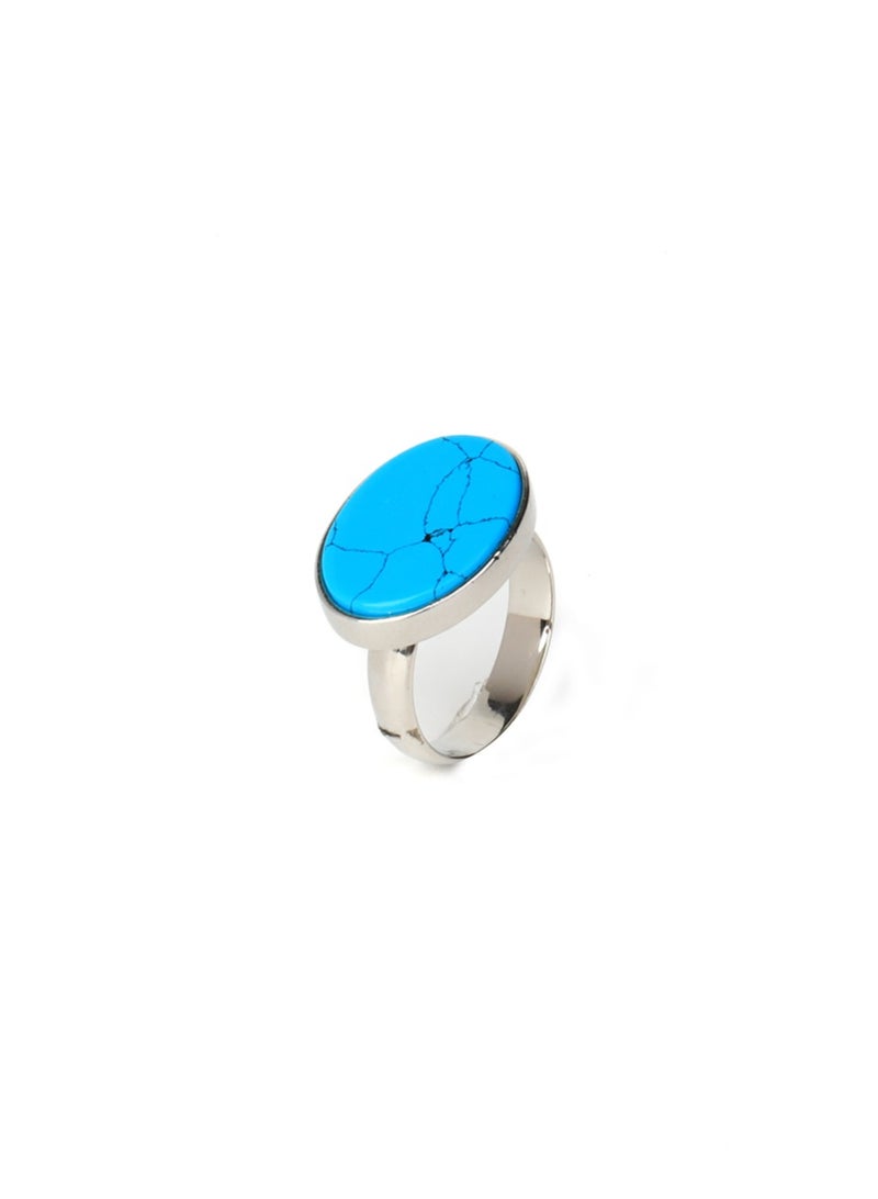 phoneme Royal silver ring turquoise stone - Image 5