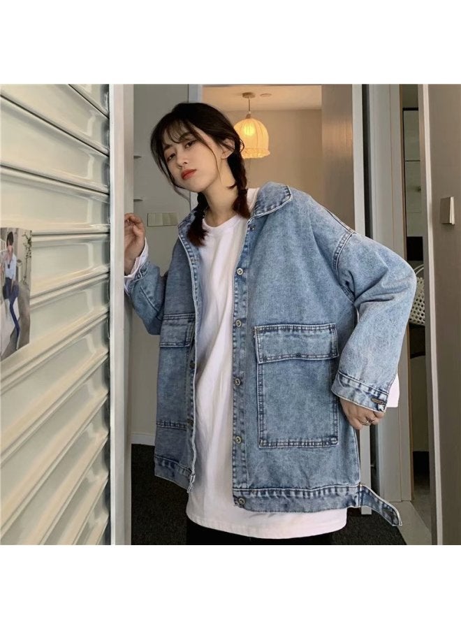 Private Brand New Arrival Autumn Korean Style Loose Fashion Versatile Jacket Vintage Long Sleeve Top - Image 2