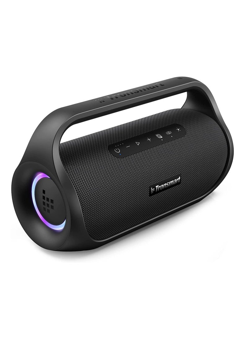 ترونسمارت - مكبر صوت Tronsmart Bang Mini Party، بلوتوث 5.3، عرض ضوئي مدفوع بالإيقاع، صوت ستيريو 50 وات، بطارية 8000 مللي أمبير مع بنك طاقة، مقاوم للماء IPX6، NFC، بطاقة TF، AUX، مكبر صوت خارجي للحديقة والشواء والتخييم - Image 1