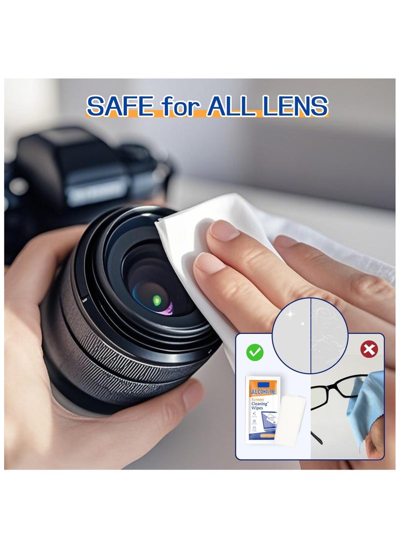 Generic Screen & Electronic Cleaning Wipes，Pre-Moistened Individual Wrapped (12 x20cm) TV Screen Cleaner, Computer Monitor, Laptop, Lens Camera Sunglass Wipes ，Sracth-Free Streak-Free，40 Pack  - Image 3