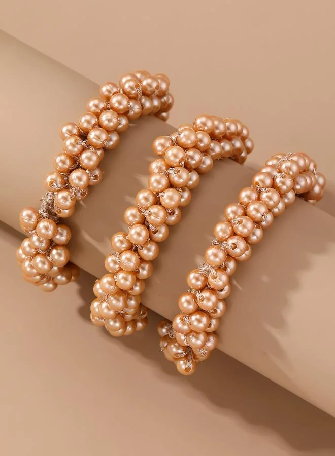 Take Two Set of 3 - Beaded Hair Ties