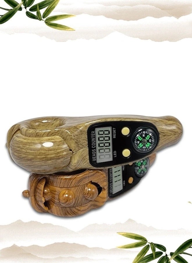 Digital Tasbeeh Counter with LED Display & Compass – Stress Relief Finger Roller (2025 Edition) - Image 2