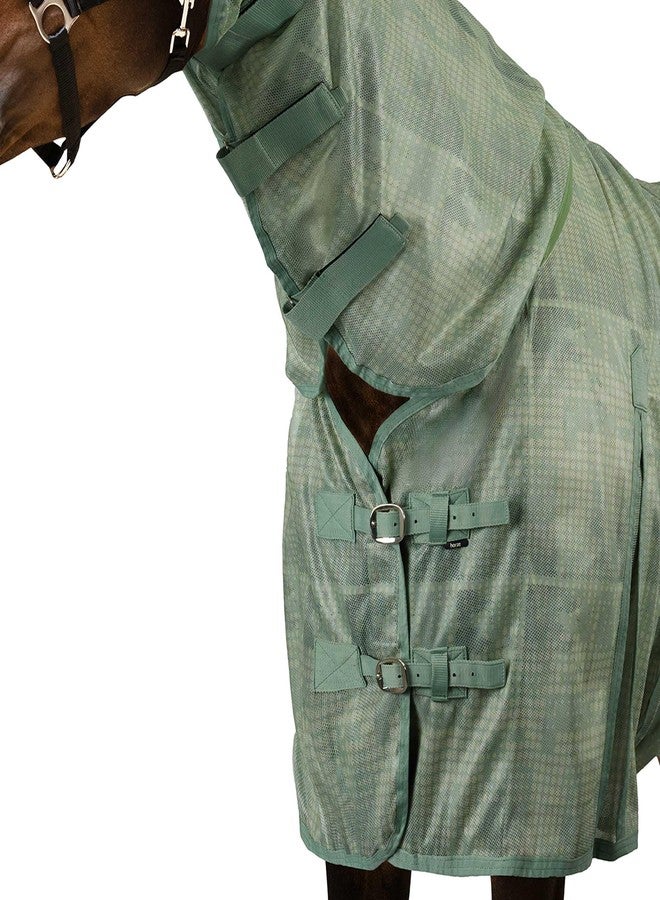 هورز غطاء رقبة Horze Defense Combo Fly Sheet - New Extremes Dot - 81 بوصة - Image 4