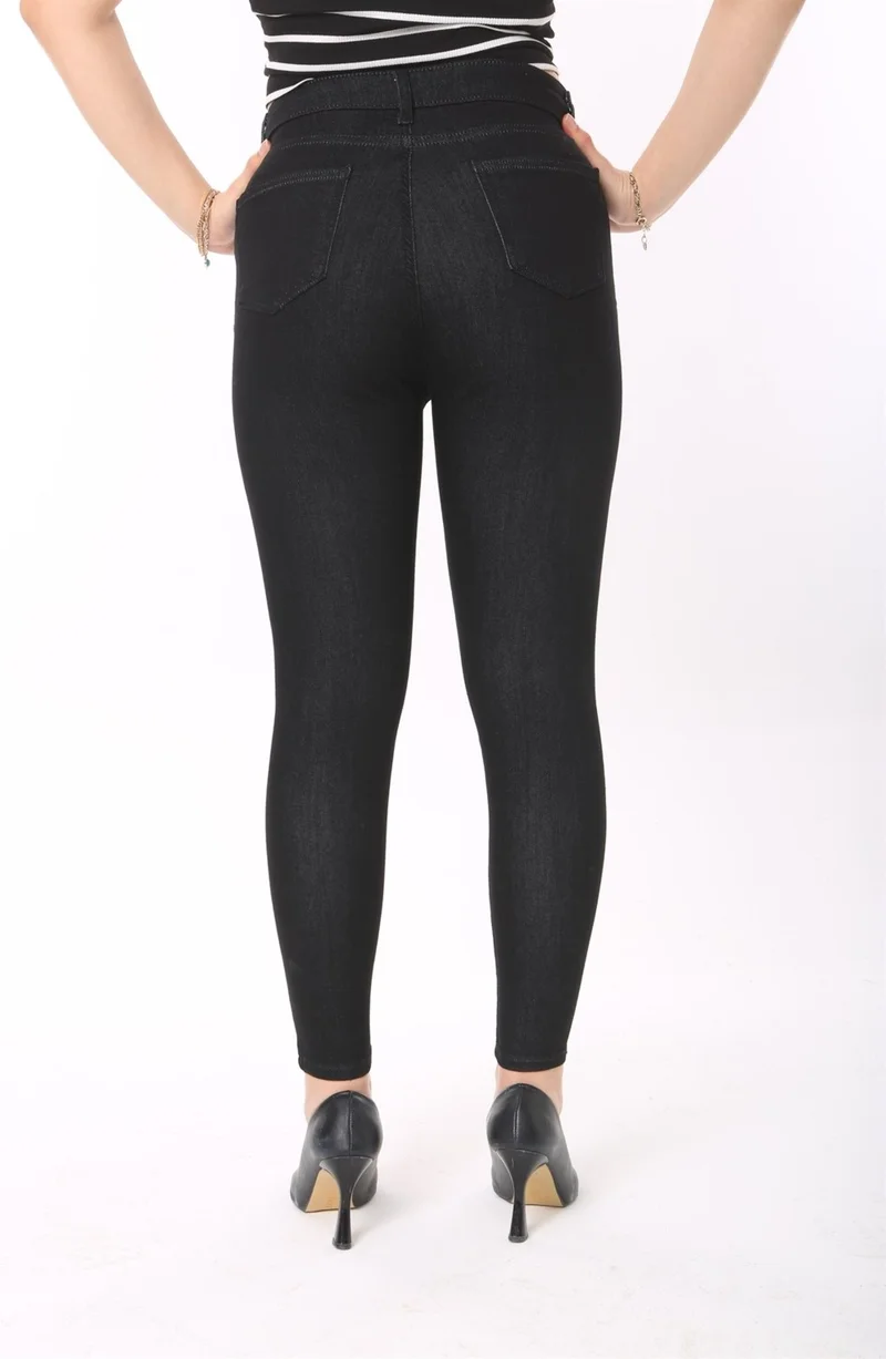 Cedy Denim Blue High Waist Skinny Jeans Jeans C596