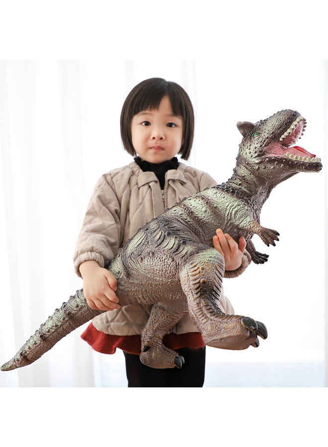 Super Large Soft Glue Sound Dinosaur Toy Simulation Tyrannosaurus Rex Triangular Velociraptor Bulldragon Model Toy For Boys And Girls-Specifications:Super Large 【Brachiosaurus A】】 - Image 2
