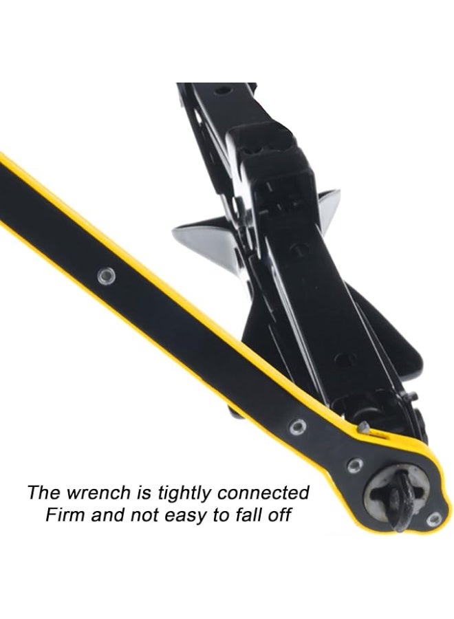 Car Wheel Socket & Ratchet Wrench – Labor-Saving Jack Tool for Motorcycle, Car, SUV & More (Hexagon & Cross) - Image 2