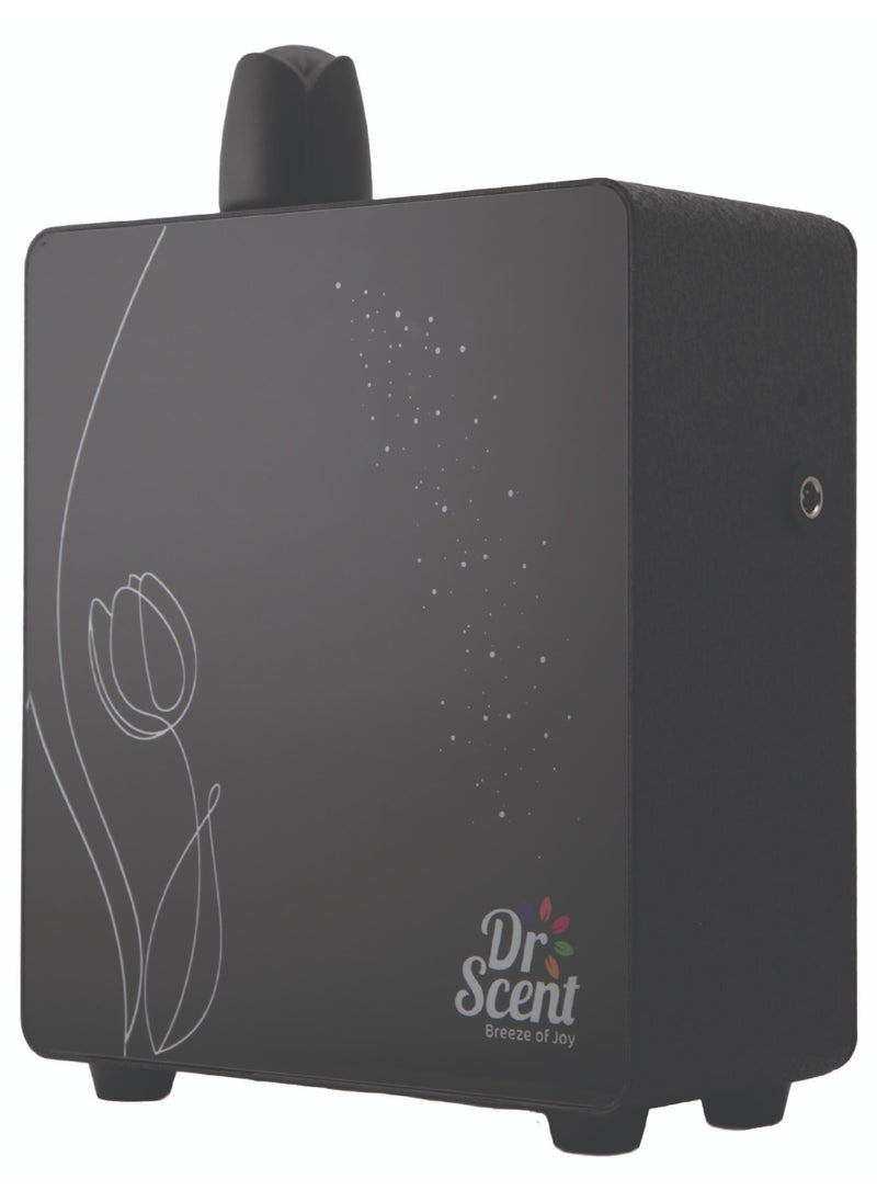 Dr Scent ECO Tulip Diffuser Machine (Black) Infused with Intelligent Aromatherapy | Enhanced By Seamless Mobile App Connectivity | Your Gateway To Personalized Fragrance Symphony And Wellness Bliss Tulip23 - Image 1