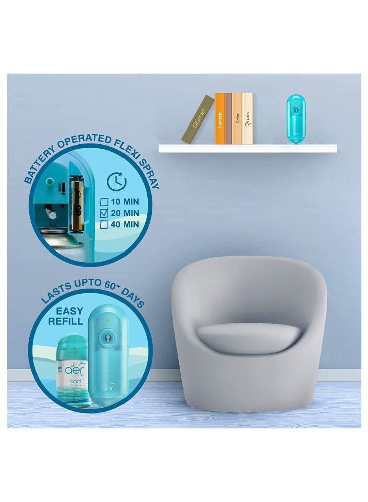 Godrej Aer Aer Matic Automatic Air Freshener Spray Refill Cool Surf Blue 210ml - Image 5