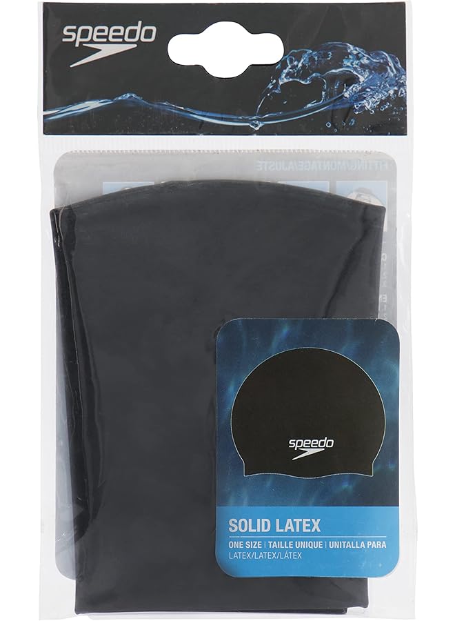 speedo Solid Latex Swim Cap - Image 2