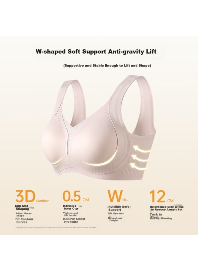 Gracewell Spring And Summer Seamless Push-up Bra With Lift And Side Support, Mesh Breathable Wire-free Bralette For Women - Image 2