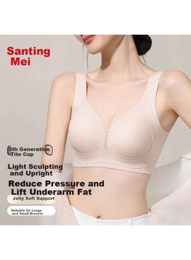 Gracewell Spring And Summer Seamless Push-up Bra With Lift And Side Support, Mesh Breathable Wire-free Bralette For Women - Image 1