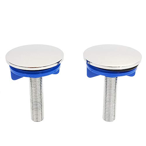 Chneeu 2 Inch Kitchen Faucet Plug Sink Cover Hole, Kitchen Sink Sprayer Hole Cover Blanking Metal Plug Plate Stopper Cover, 2 Pcs - Image 1