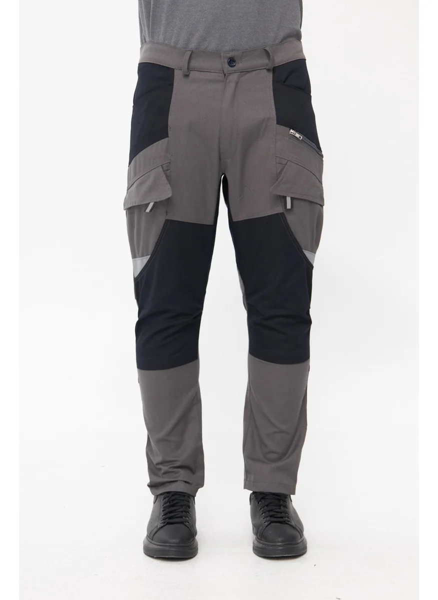 Orange Safety Harman Atak Trousers Reflective Bern Gray Work Trousers