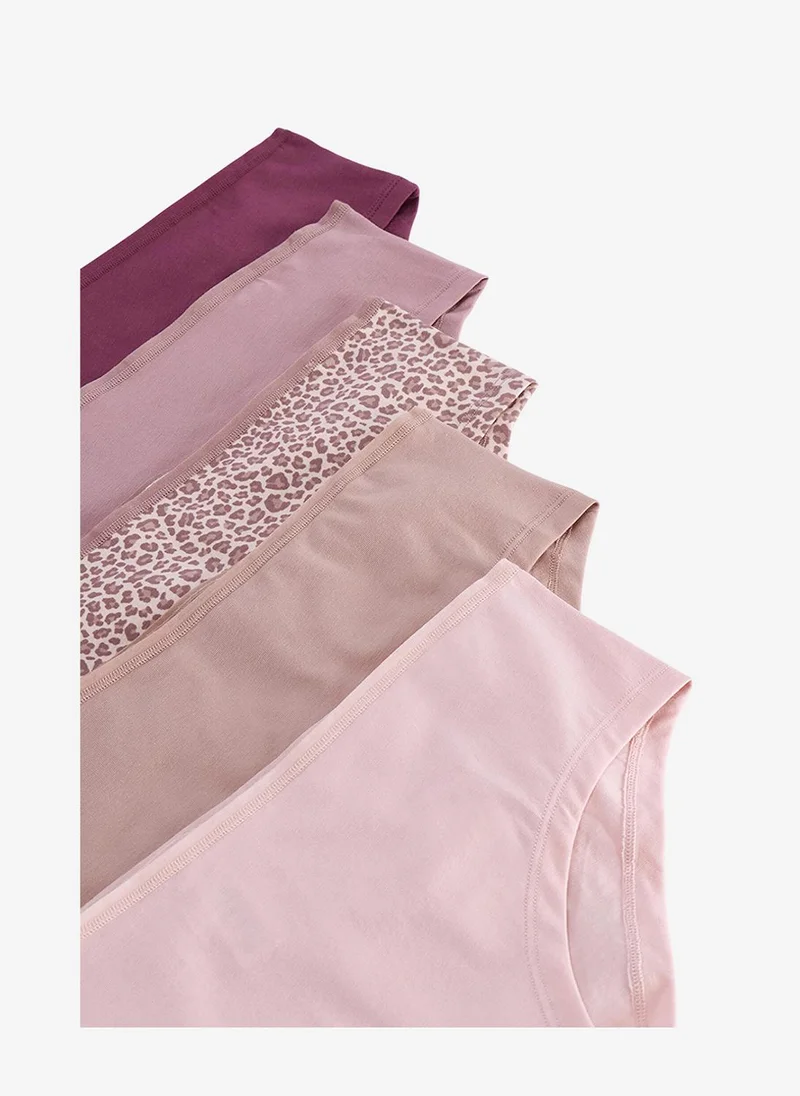بنتي Women Elegant Hipster Multicolour 5-Pack Briefs