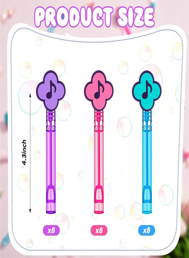 RoundFunny 24 Pcs Mini Bubble Wands Cartoon Party Kawaii Bubbles Sticks Wands for Cute Theme Birthday Party Goodie Gift Bag Outdoor Activity(Chinese Knot) - Image 2