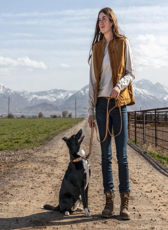 كارهارت طوق كلاب بمقبضين كبير من كارهاارت جير P0000570، لون بني كارهاارت - Image 4