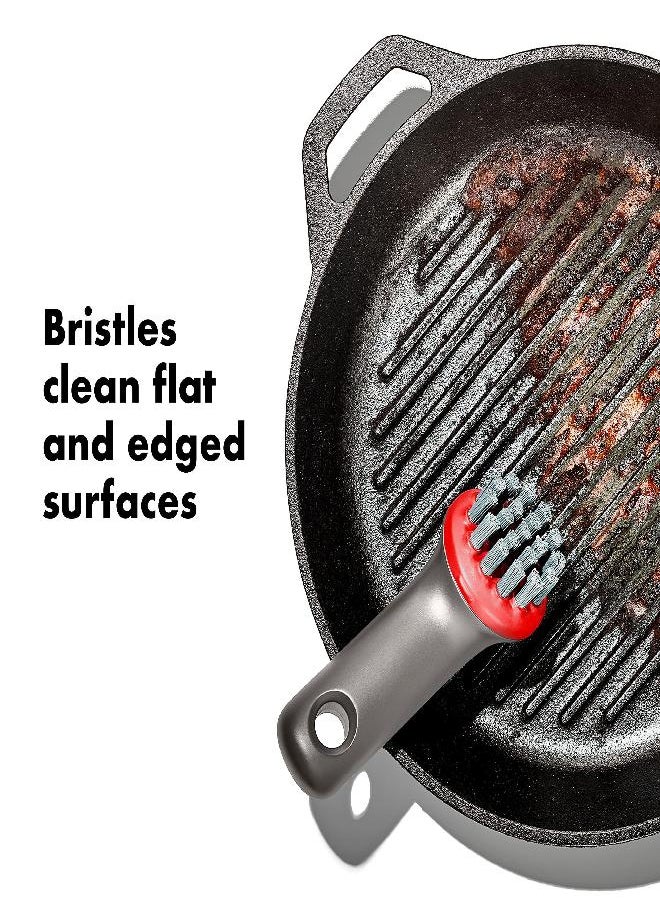 OXO - OXO Outdoor Heavy Duty Cast Iron Brush with Cover - Image 1