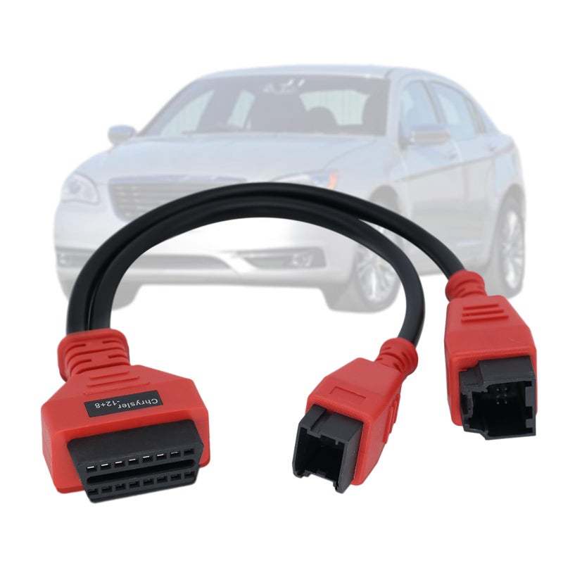 VZG 128 Adapter Cable for Chrysler FCA 12 8 Gateway Security Bypass Connector for Autel Maxisys ConnectorFit for Chrysler After 2018Compatible with Jeep GladiatorWrangler JLRam1500TRX Vehicles - Image 3
