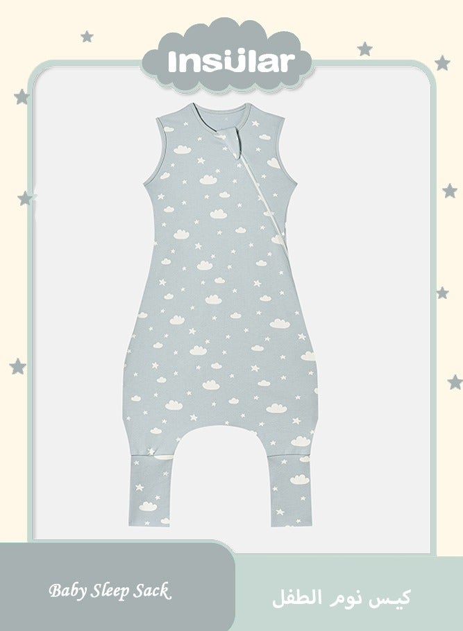 insular Baby Sleep Bag with Legs, Baby Romper Suit, Hip-Healthy Design, Soft Cotton-Rich Fabric, 1-4year(M) - Image 1