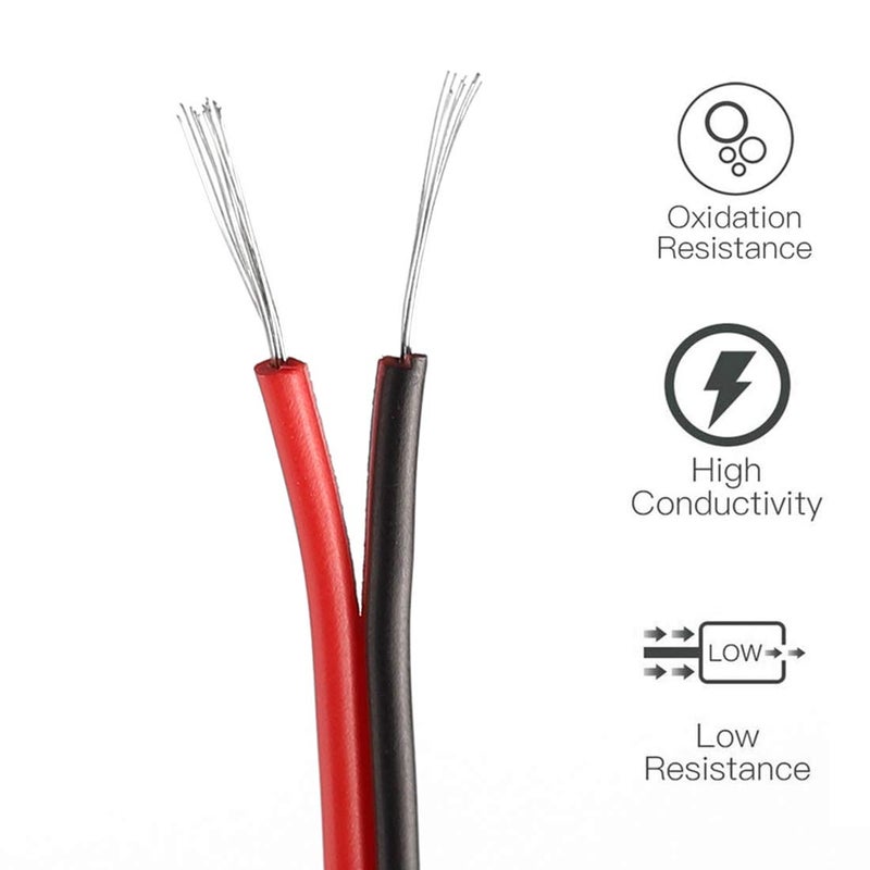 Shangyuan كابل تمديد ضوء القارب من شانغيوان لشرائط LED 3528 5050 5630 أحادية اللون، 66 قدم 22awg 2 دبوس للأسلاك لقارب البونتون، الكاياك، مؤخرة القارب، مرساة، عمود، إضاءة تنقل، إضاءة مقدمة بحرية - Image 2